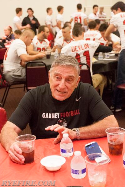 Garnet Football Pasta Dinner before 'The Game'.  10/9/15.  Photo by Lester Millman